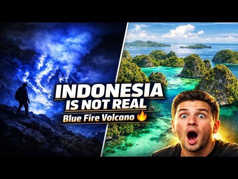 This Volcano Burns BLUE 🔥 Indonesia's 8 Most UNREAL Places