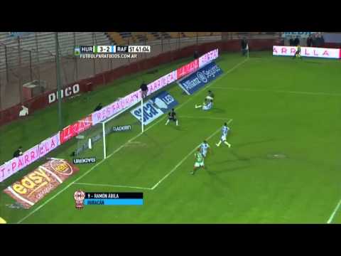 Gol de Ábila. Huracán 3 - Rafaela 2. Fecha 14. Primera División 2015. FPT.