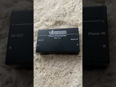 Vivanco PA 111 … phono preamplifier … #hifi #vintage #vinyl #turntable #preamplifier #audiophile