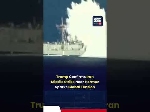 Trump Confirms Iran Missile Activity Near Hormuz Sparks Global Tension