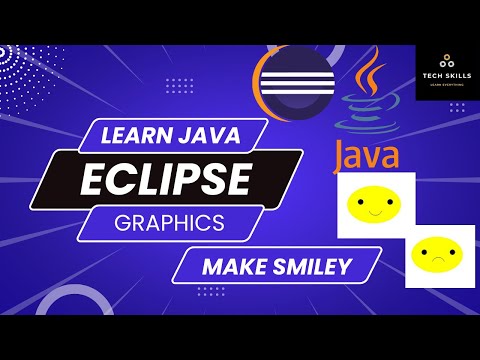 How To Draw Smiley In Java By Using Eclipse Java For Beginners