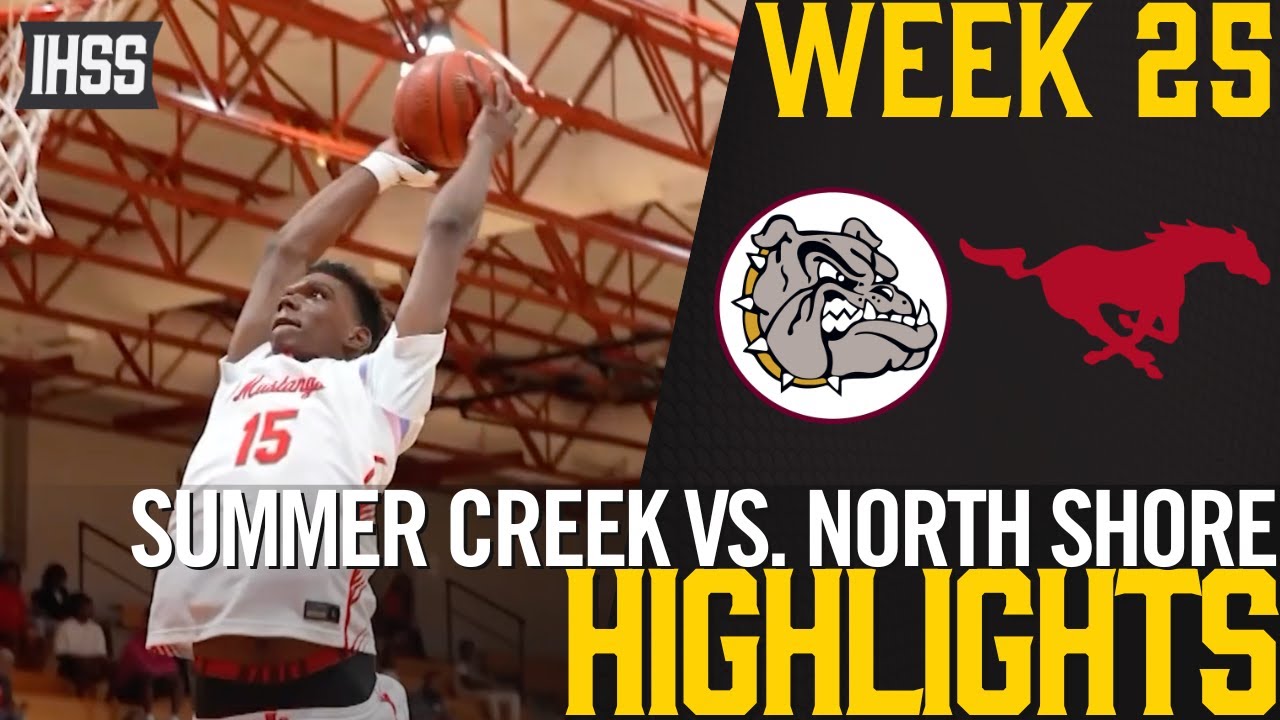 North Shore vs Summer Creek Basketball Highlights: Mustangs Win 75-63