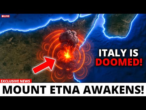 The Ground Gave Way: Mount Etna’s South Crater Collapses Without Warning!