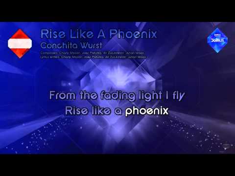 Conchita Wurst - &quot;Rise Like A Phoenix&quot; (Austria) - [Karaoke Style]