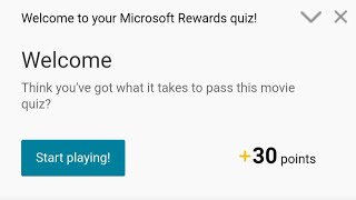 Bing Reward Quiz - Think you've got what it takes to pass this movie q