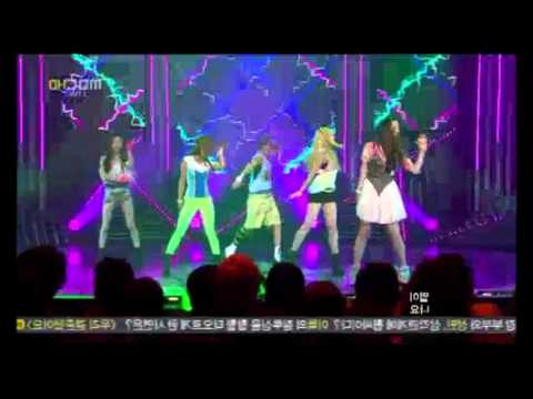 f(x)'s performance on music core june 30th *electric shock* (mirrored)