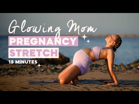 15 Minuten Stretch für Schwangere | Best Daily Pregnancy Stretch to stay fit & flexible