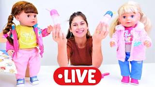 🔴Bebek bakma oyunları. Ayşe Gül ve Ece ile kız çocuklar için seçkin bö