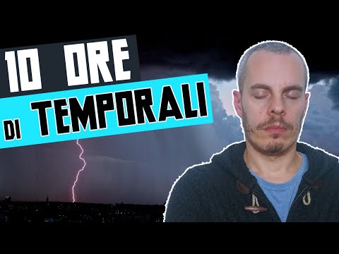 10 ore di TEMPORALI !!! (Con schermo nero per dormire)