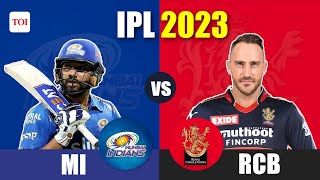 IPL 2023 Thrilling Encounter: A preview to Mumbai Indians vs Royal Challengers Bangalore