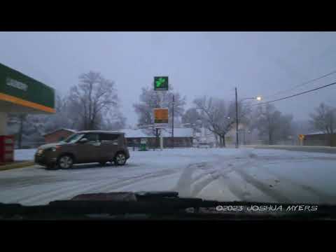 Fayetteville, AR Winter Storm January 24th, 2023