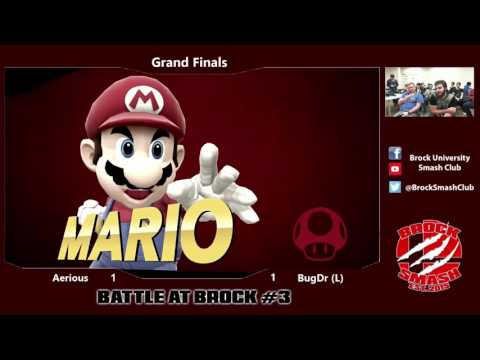 B@B3 - Aerious (Mario) Vs. BugDr (Bowser) - Grand Finals