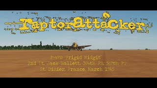 P 47D 'Frigid Midgit'-2nd Lt  Jack Hallett, 394 FS  367 FG-France, March 1945