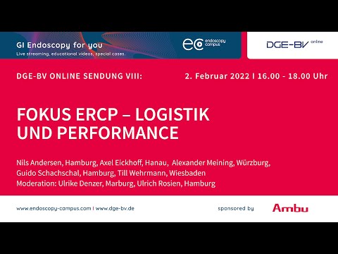 DGE BV Online Sendung VIII: Fokus ERCP