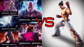 Tekken 7 kazuya mishima vs all bosses ( all specia