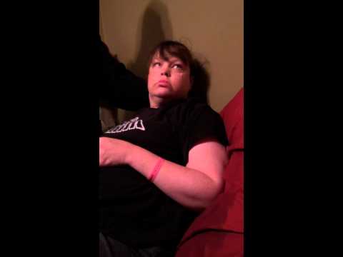 Me finding Stacey in this last Moyamoya seizure, which had taken place the morning of 12/16/14.