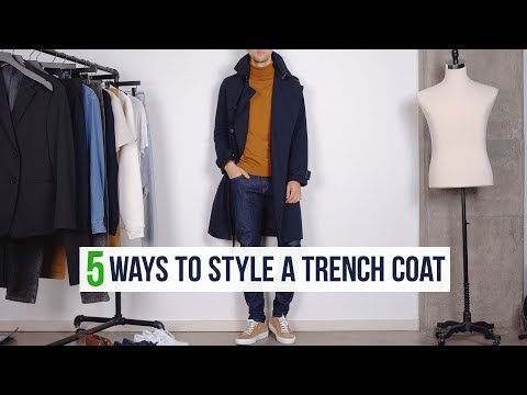 5 Different Ways to Style a Trench Coat | Men's...