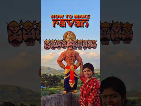 How To Make Ravan | रावण कैसे बनाएं | Dussehra Special 2025 #ravan #shorts