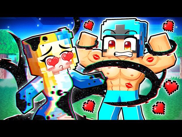 GLITCH GIRL Has a Crush on Me in Minecraft! SDDEFAULT Thumbnail
