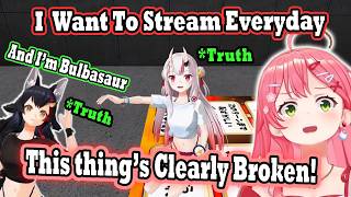 Ayame & Mio Lie Detector Result Left Miko in Disbelieves! - Ayame Wants to Stream Everyday too