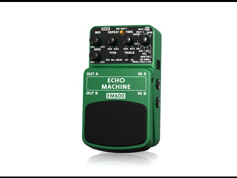 ECHO MACHINE EM600 Ultimate Echo Modeling Effects Pedal