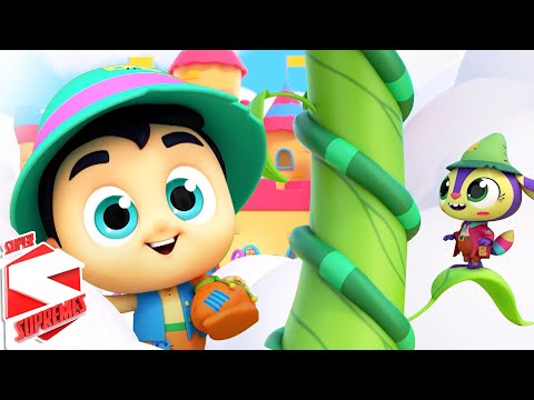 The Story of Jack and The Beanstalk | Fairy Tales For Children | Cartoon Stories with Super Supremes