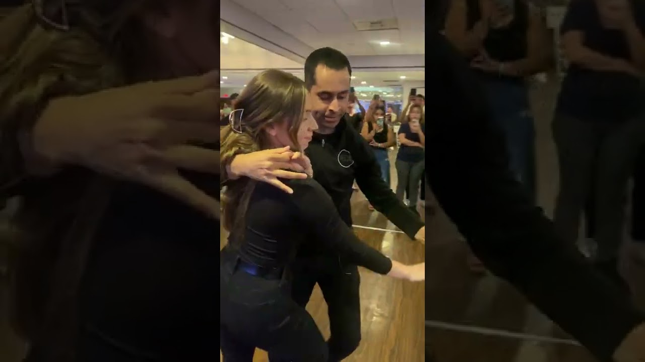 Intermediate Bachata Class Demo- Demetrio & Nicole - Bachata Dance Academy