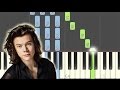 Sign Of The Times (Harry Styles) Piano Tutorial (Synthesia) - EASY