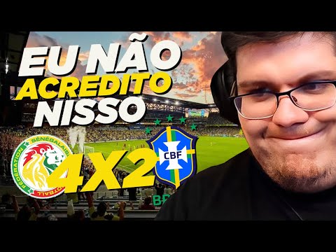 CASIMIRO REAGE A DERROTA DA SELEÇÃO BRASILEIRA - SENEGAL 4X2 BRASIL #casimiro