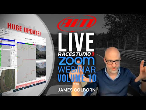 Aim Live Zoom Webinar Race Studio 3 Volume 10 w/ James Colborn March 2022