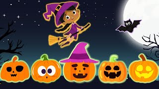 PUMPKINS! Five Little Pumpkins Halloween Song | Fun Kids Nursery Rhyme | Sing &amp; Count