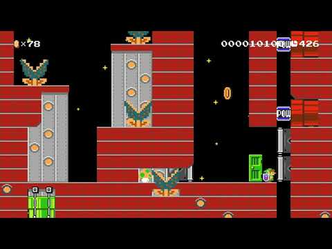 MLA 7-2: Space Station Struggle by FlowArt 🍄 Super Mario Maker 2 😶 No Commentary　⚿abv