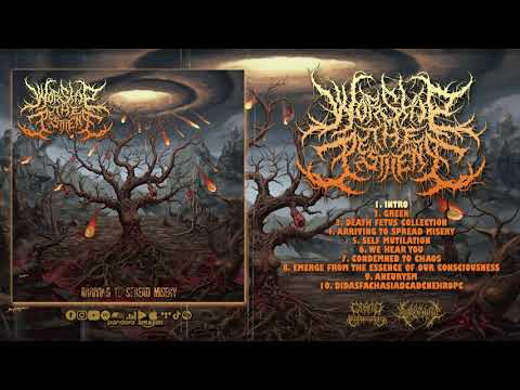 WORSHIP THE PESTILENCE - ARRIVING TO SPREAD MISERY - (OFFICIAL ALBUM STREAM)