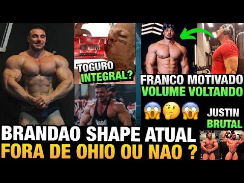 BRANDÃO GIGANTE (SHAPE ATUAL) - FRANCO RECUPERANDO O SHAPE - TOGURO TOMANDO WHEY DA INTEGRAL E MAIS