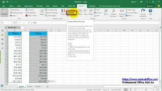 How to remove digits after decimal in Excel