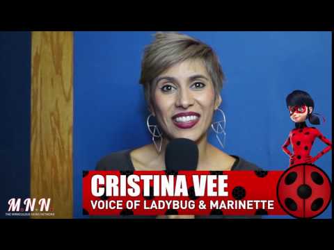 Cristina Vee (Voice of Ladybug) for the Miraculous News Network