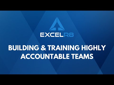 Building and Training Highly Accountable Teams
