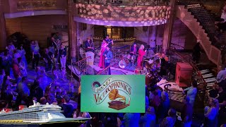 Performance by the Victrophonics band on the Disney Fantasy cruise ship