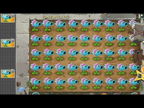 Plants vs Zombies 2 Challenge - Snow Pea vs Gargantuar