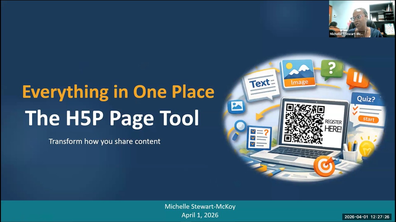 Everything in One Place: The H5P Page Tool | CETL Lunch and Learn 2026