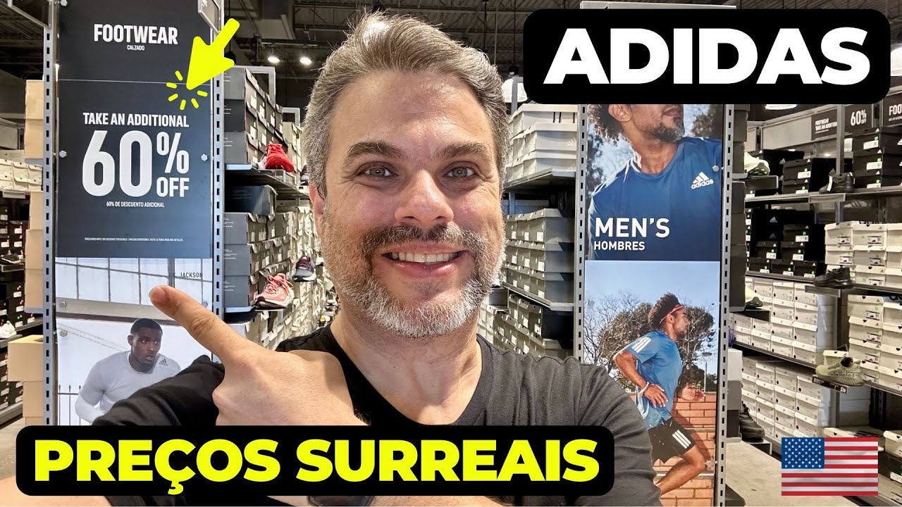 PREÇOS SURREAIS na ADIDAS OUTLET de ORLANDO
