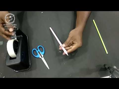 SIMPLE STRAW  ROCKET | Rocket model for kids | Vaayusastra Aerospace