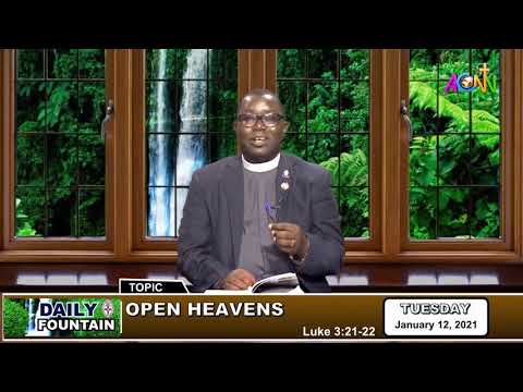 DAILY FOUNTAIN DEVOTIONAL FOR JANUARY 12, 2021 - THE REV'D CANON SMART SIMON