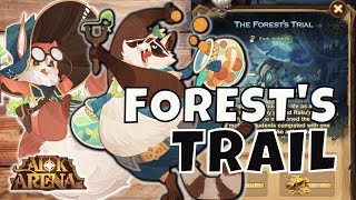 THE FOREST'S TRIAL - FAST GUIDE - VOYAGE OF WONDERS! [FURRY HIPPO AFK ARENA]