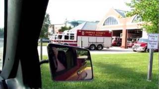 preview picture of video 'McLean Rescue 401, Engine 401, and Medic 401 (Fairfax County)'