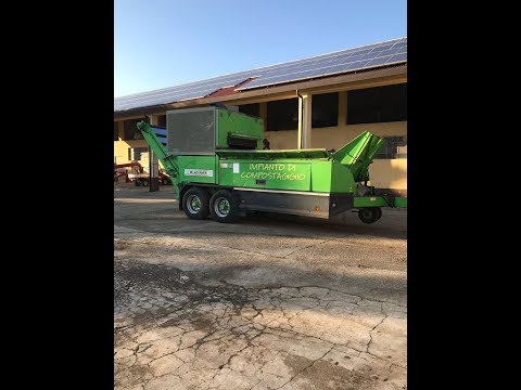 Impianto di compostaggio / Triturazione verde / Willibald mza 4800 / Cat 914