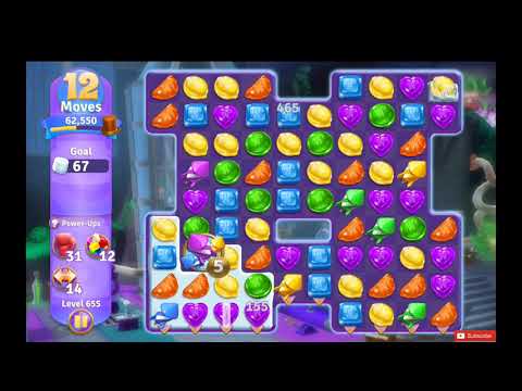 Wonka's World of Candy Level 655 NO BOOSTERS - A S GAMING ✔