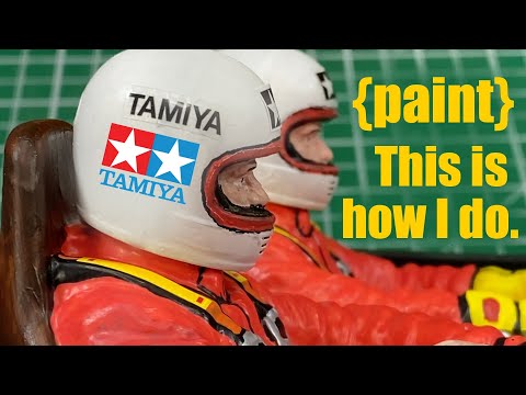 Tamiya RC Rally Cockpit! The easiest way to paint? Posco Paint pens!