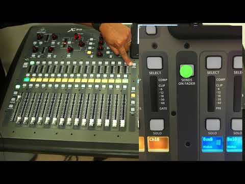 Behringer X-32 Como hacer una mezcla de monitores