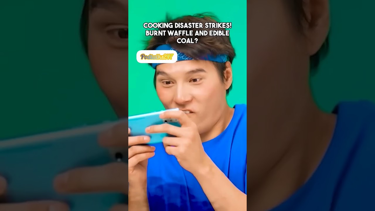 Cooking Disaster Strikes! Burnt Waffle And Edible Coal? #podtalks247 #inspiration   #cakedecoration